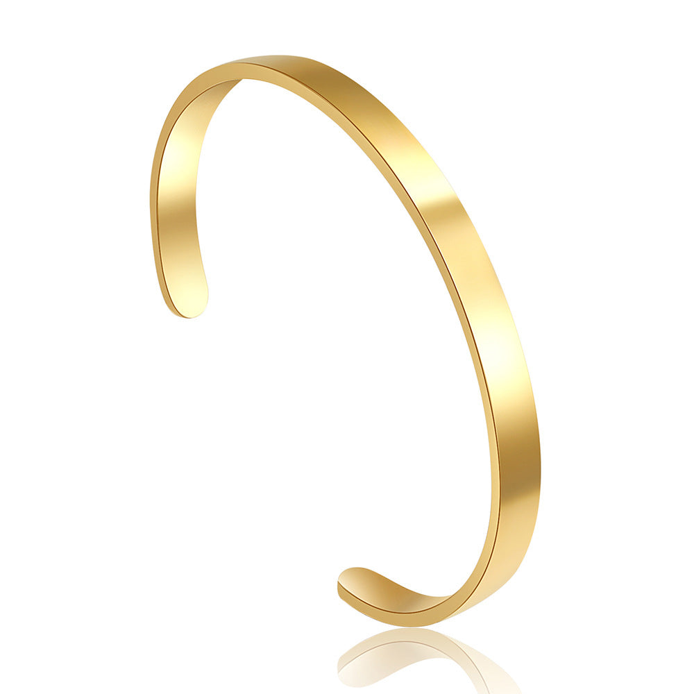 Wholesale Titanium steel gold-plated bracelet